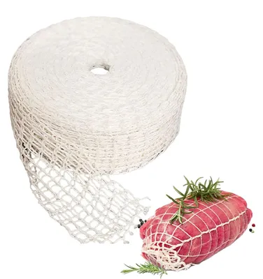 Produktbild von Bratennetz - Elastisches Rollbratennetz mit 16 Löchern - Zum Garen, Backen und Kochen von Fleisch - 5m - Weiß