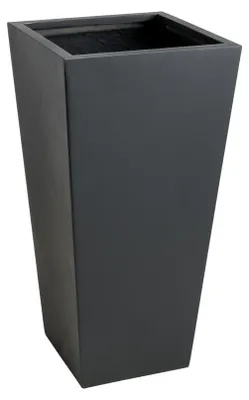 Produktbild von VIVANNO Pflanzkübel Fiberglas CLASSIC Säule, Anthrazit matt - 40x40x90 cm