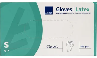 Obrázek produktu pro Latexové rukavice Classic unster.powderfree S přírodní 100ks