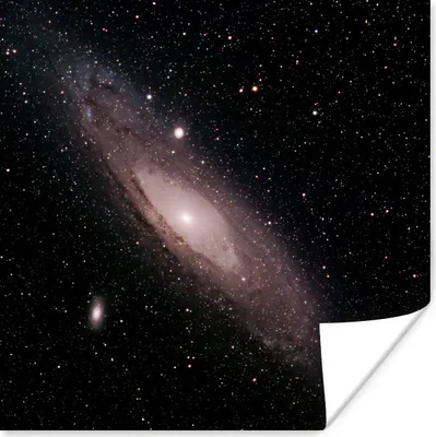 Produktbild von MuchoWow® Poster Die Milchstraße am Sternenhimmel 30x30 cm - Wandposter - Printing