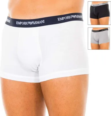 Produktbild von Emporio Armani 111357-cc717-02910 Pack-3 Retro White / Black / Grey L