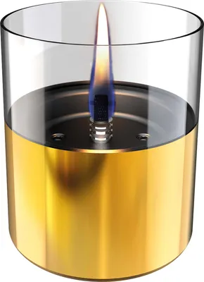 Immagine prodotto di Tenderflame - Candela da tavolo ricaricabile Lilly 10 - Oro