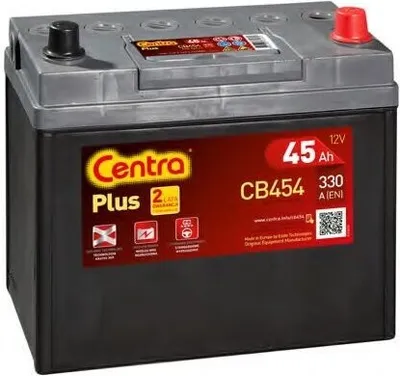 Produktbild von CENTRA Plus Starterbatterie 12V 45Ah 330A/EN Batterie