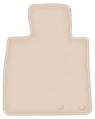 Produktbild von DURBAN Beige Velours-Fahrerfußmatte für Nissan Note II Schrägheck (2012-)