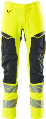 Produktbild von MASCOT® Hose mit Knietaschen 19479-711-17010 Hi-vis Gelb/Schwarzblau 76C52