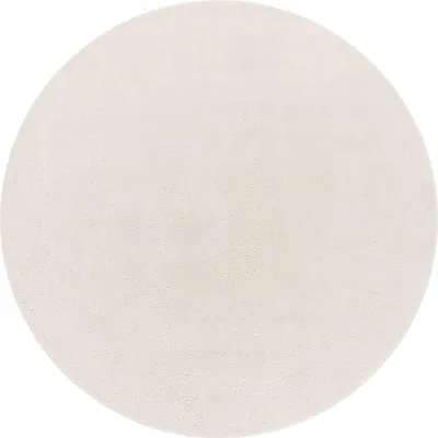 Produktbild von TT Home Wohnzimmer Teppich Kurzflor Anti-Rutsch Rückseite Unifarben Modern Waschbar Größe 200 cm Rund