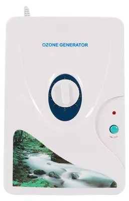 Zdjęcie produktu dla Generator ozonu 600 mg/h, oczyszczacz powietrza, ozonizator, timer 60 minut, dezodorator, sterylizator wody, kolor biały, do użytku w domu i biurze
