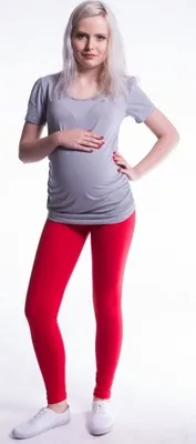Produktbild von Be MaaMaa Umstandsleggings - rot, Größe 3,5 mm XXL (44)