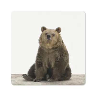 Produktbild von MuchoWow® Mauspad Mousepad Braunbär - Tiere - Bär - Niedlich - Jungen - Mädchen 30x30 cm - Mousepads - Maus Mat - Pad - Mausunterlage - Gaming