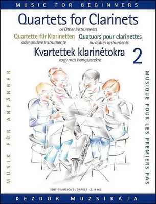 Produktbild von Klarinettenquartette für AnfängerBand 2 Partitur und Stimmen