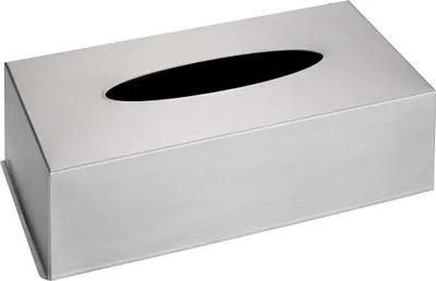 Produktbild von WENKO Taschentuchbox 16874100 silber Edelstahl