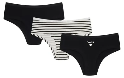 Imagen del producto de Slip de Damen, modelo Henderson, multipack de 3 unidades, en varios colores. Cómoda confección, algodón