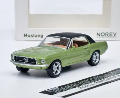 Image de Ford Mustang Coupe 1968 Jet-car green metallic Norev 1:43
