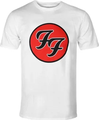 Obrázek produktu pro Foo Fighters FF Logo White L Tričko