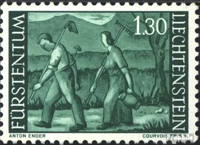 Produktbild von Briefmarken Liechtenstein 1964 Mi 438 (kompl.Ausg.) postfrisch Freimarke