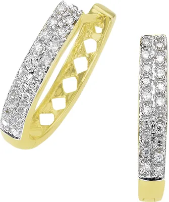 Produktbild von Diamonds by Ellen K. Ohrringe 585/- Gold 1,8cm gelb Diamant weiß 317310009-1