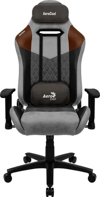 Produktbild von Aerocool DUKE AeroSuede 180º Gaming Stuhl Schwarz Grau