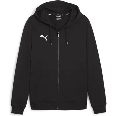 Produktbild von Puma Teamgoal Hooded Sweat Full Zip Kinder - Schwarz