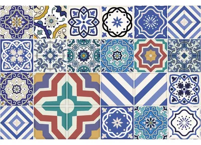 Immagine prodotto di Adesivi autoadesivi per piastrelle per cucina e bagno – 24 pezzi, 10 x 10 cm