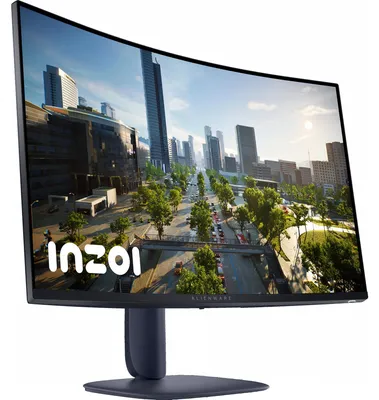 Zdjęcie produktu dla Dell Alienware AW3225DM, 31,5" zakrzywiony WQHD LED AG, VA, 1ms GTG, 3000:1, 400 cd/m2, 2560x1440, 180 Hz, 95% DCI-P3, HDR, VRR, AMD FreeSync, VESA AdaptiveSync, HDMI, DP, USB 5Gbps, PIP, PBP, regulowana wysokość, nachylenie, czarny