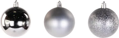 Immagine prodotto di Palline di Natale, Ø 6 cm, set di 12, argento