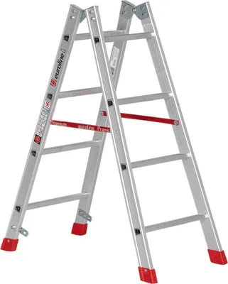 Produktbild von Euroline Premium 305 Sprossenstehleiter 2x4 Sprossen