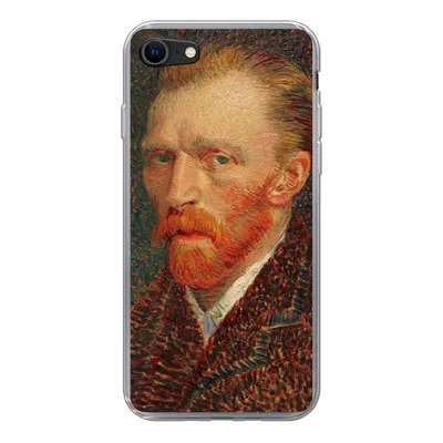 Produktbild von MuchoWow® Handyhülle Schutzhülle Hülle für iPhone SE 2022 Selbstporträt - Vincent van Gogh Silikon Softcase Handy Hülle - Schutzhülle