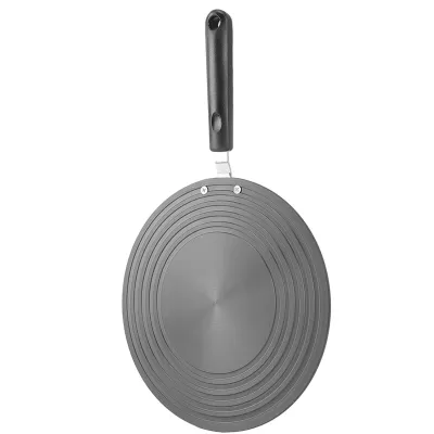 Produktbild von Hitzediffusor Simmerplatte – 4mm dickes Aluminiumlegierung, Flammenverteiler für Herd, Küchenzubehör mit Griff, 28cm