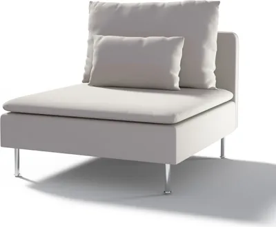 Produktbild von Dekoria Bezug für Söderhamn Sitzelement 1, hellgrau , Bezug für Sitzelement 1