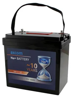 Produktbild von Axcom Natrium Ionen Akku 12V 50Ah mit M6 Kontakten