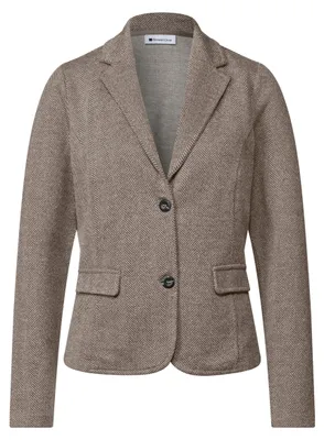 Produktbild von Street One QR Dessin Basic Blazer saddle brown 36