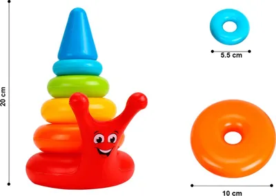 Produktbild von TECHNOK Pyramidenpuzzle für Kleinkinder 5255