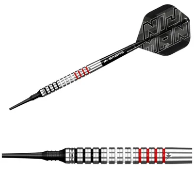Produktbild von Mission | Wessel Nijman | Softdarts | 95% Tungsten | 18g | Ringgrip & Radialrillen | Dartpfeile Set