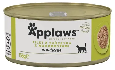 Image de Applaws Cat Nassfutter Dose Thunfischfilet & Meeresalgen 156 gx24