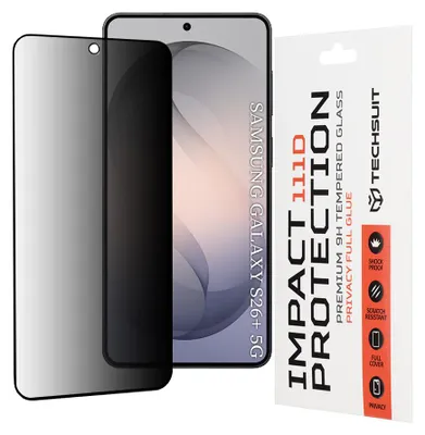 Obrázok produktu pre Techsuit - 111D Privacy Full Glue - Samsung Galaxy S26 Plus - Black