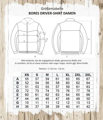 Produktbild von Bores Female Jacket Driver-Shirt Lady Grey-L