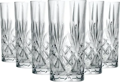 Image de RCR verre à long drink en cristal "Melodia", set de 6, 360ml