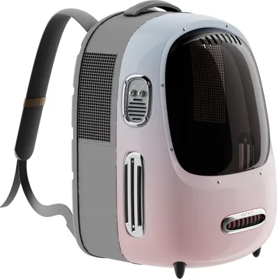 Image de Sac de transport intelligent pour chat PETKIT Breezy2 - Rose (P7704c)