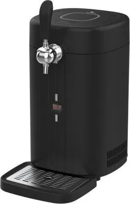 Image de Tireuse à Bière 5L CONTINENTAL EDISON CEMB5B4, 60W, Compatible Fûts 5L, Noir