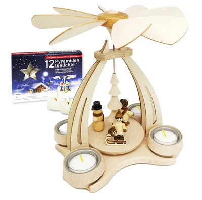 Produktbild von Erzgebirge Holz-, Tisch-, Teelicht-, Weihnachts-, Pyramide - Winterfütterung