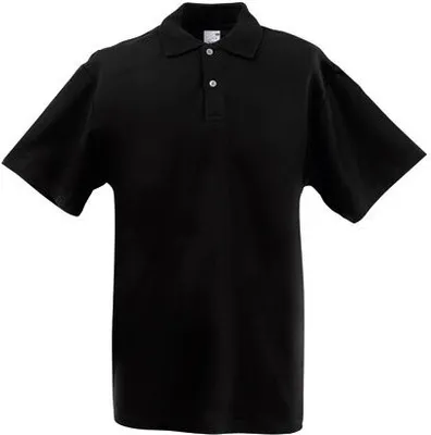 Produktbild von Fruit of the Loom - Original Polo - Black - 3XL