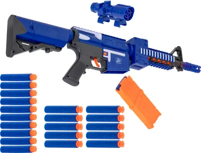 Produktbild von Gewehr mit Schaumstoffpfeilen Blaze Storm + Magazin + 20 Pfeile