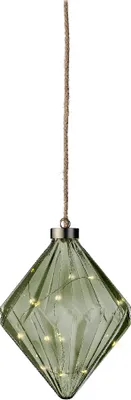 Produktbild von Lumineo LED Diamant grün/warmes weiss 20cm