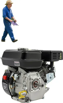 Immagine prodotto di Motore a benzina, 7,5 CV, 3600 giri/min, 4 tempi, serbatoio del carburante da 0,79 galloni, raffreddamento ad aria