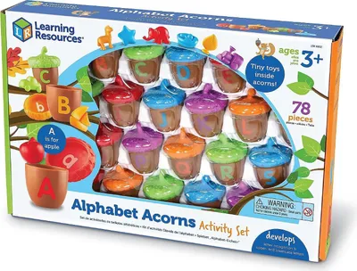 Image de Learning Resources Alphabet Acorns Activity Set