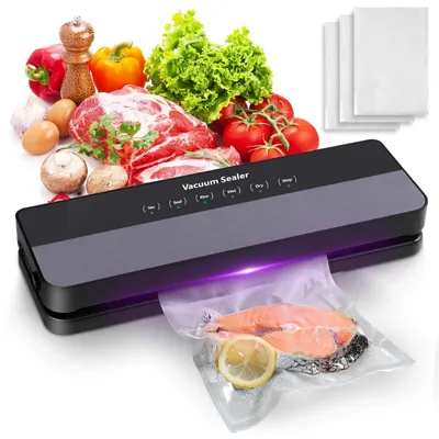 Image de Machine sous vide pour aliments - 65 kPa - 30 sachets sous vide inclus - 5 modes