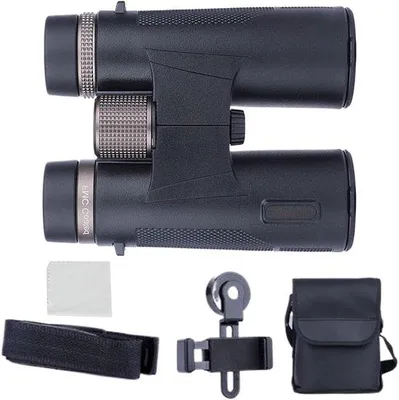 Produktbild von Kompaktes Fernglas - HD Fernglas Nachtsicht - Außenbeobachtung - 12x Vergrößerung LED-Lens - 42 mm Objektiv - Schwarz