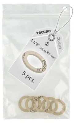 Produktbild von tecuro 5 x HD-Pressdichtung 1 1/4" (29,5 x 39,5 x 2 mm) Trinkwasserzulassung KTW-BWGL (P.2), für Verschraubungen/Überwurfmuttern