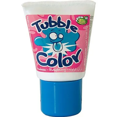 Produktbild von Tubble Gum Tutti Frutti žuvačka v tube s malinovou príchuťou 35g