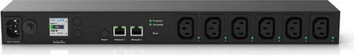 Produktbild von EnGenius ECP106-INT, Managed, 1U, Schwarz, LCD, 6 AC-Ausgänge, C13-Koppler